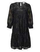 Karaula Lace Dress Kort Klänning Black Kaffe