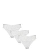 48113Pk - Original Rise Thong - 3 Pack Stringtrosa Underkläder White H...