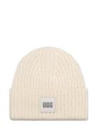 UGG W Chunky Rib Beanie Kräm