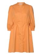 Mschchanet Petronia 3/4 Shirt Dress Kort Klänning Orange MSCH Copenhag...