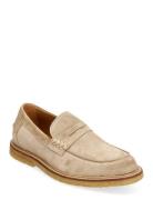 Loafer Loafers Låga Skor Beige ANGULUS