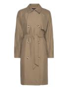 Vmdoreen Long Trenchcoat Boos Trench Coat Rock Beige Vero Moda