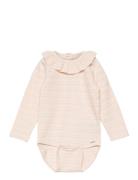 Minymo Body Ls Jacquard Rosa