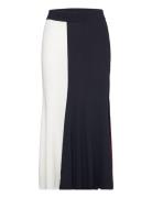 Rwb Colour Block Rib Maxi Skirt Lång Kjol Multi/patterned Tommy Hilfig...