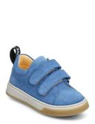 Shoes - Flat - With Velcro Låga Sneakers Blue ANGULUS