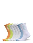 Jacframe Logo Tennis Sock 7 Pack Underwear Socks Regular Socks Green J...