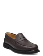 Classic Loafer - Black Grained Leather Loafers Låga Skor Brown S.T. VA...