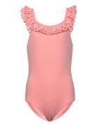 Swana Bathing Suit Baddräkt Badkläder Pink MarMar Copenhagen