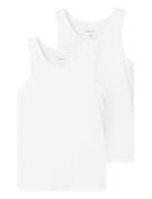 Nkmtank Top 2P Noos Night & Underwear Underwear Tops White Name It