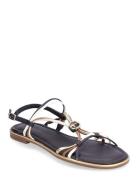 Women Sandals Platta Sandaler Blue Tamaris