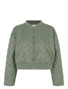 Hankmd Jacket Kviltad Jacka Green Modström