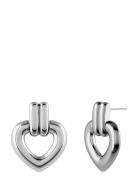 Beverly Studs L Steel Accessories Jewellery Earrings Studs Silver Edbl...