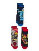 Lwaris 111 - 3-Pack Socks Sockor Strumpor Multi/patterned LEGO Kidswea...