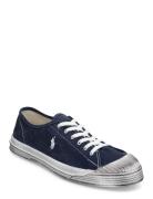 Essence 100 Canvas Cap-Toe Sneaker Låga Sneakers Navy Polo Ralph Laure...