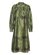 Vila Vistorma L/S Midi Dress #8 Grön