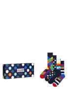 Happy Socks 4-Pack Multi-Color Socks Gift Set Marinblå