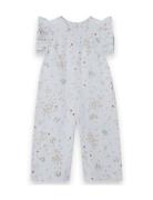 Garbo&Friends Muslin Summer Jumpsuit Blå