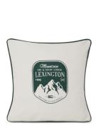 Mountain Logo Recycled Cotton Canvas Pillow Cover Home Textiles Cushio...