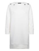 Vestito Knälång Klänning White Emporio Armani