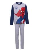 Long Pyjama Pyjamas Set Multi/patterned Spider-man
