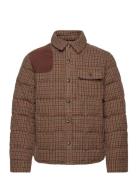 Wool Polyester-Wlmnt Qltd Dwn Jk Fodrad Jacka Brown Polo Ralph Lauren