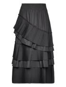 Cmpleat-Skirt Lång Kjol Black Copenhagen Muse