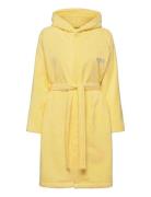 Plain Bath Robe Morgonrock Yellow Boss Home