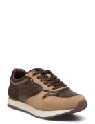 Women Lace-Up Låga Sneakers Beige Tamaris