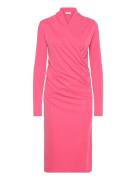 Alanoiw Wrap Dress Knälång Klänning Pink InWear