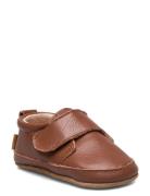 Luxury Leather Slippers Slippers Inneskor Brown Melton