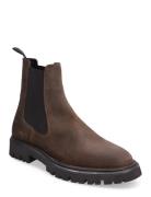 Les Deux Tatum Suede Chelsea Boot Brun