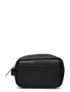 Leather Wash Bag Necessär Black Les Deux