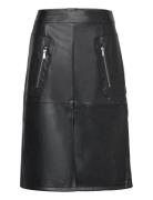 Vila Vipen Hw Coated Skirt Svart