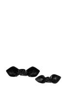 Leather Bow Hair Clip Big And Small 2-Pack Accessories Hair Accessorie...