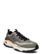 Mens Energy Racer Låga Sneakers Khaki Green Skechers