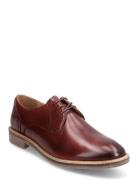 Nuvi Laceup Shoes Business Laced Shoes Burgundy Hush Puppies