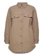 Objrandy Vera Jacket Kviltad Jacka Brown Object