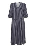 Viksaiw Long Dress Knälång Klänning Navy InWear