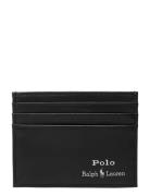 Leather Card Case Accessories Wallets Cardholder Black Polo Ralph Laur...