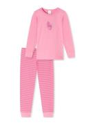 Girls Pyjama Long Pyjamas Set Pink Schiesser