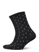 Th Women Sock Dot 2P Underwear Socks Regular Socks Black Tommy Hilfige...