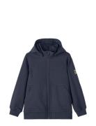 Nkmalfa Jacket Badge Fo Noos Outerwear Shell Clothing Shell Jacket Blu...