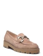 Loafer Loafers Låga Skor Beige Gabor