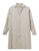 Mmrielle Linen Dress Kort Klänning Beige MOS MOSH