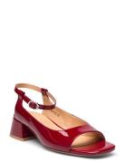 Shoe Platta Sandaler Burgundy Sofie Schnoor