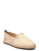 Basic Tommy Flat Espadrille Sandaletter Expadrilles Låga Beige Tommy H...