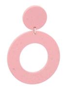 Circle Earrings No.1, Cherry Blossom Örhänge Smycken Pink Papu