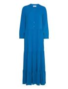 Neell Maxi Dress Ls Maxiklänning Festklänning Blue Lollys Laundry