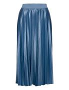 Vinitban Midi Skirt - Noos Knälång Kjol Blue Vila