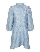 Yasphelia 3/4 Shirt Dress Kort Klänning Blue YAS